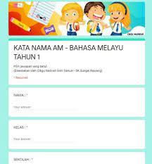 Kuiz Kuiz Google Form Bahasa Pd Kg Hulu Chuchoh Sepang Facebook