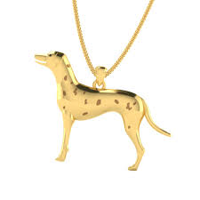 Personalized embroidered summer dog hat. Dalmatian Dog Gold Pendant P