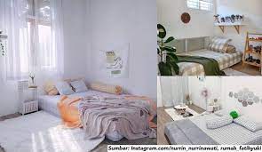 Harga tempat tidur minimalis dengan ukiran juga terbilang mahal sebab ukiran yang diciptakan dibuat sedetil mungkin dan ketelitian khusus. 8 Inspirasi Desain Kamar Tidur Minimalis Tanpa Ranjang Instagramable