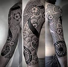 Seigaiha Traditional Tattoo Tattoos Japanese Sleeve Tattoos Pattern Tattoo