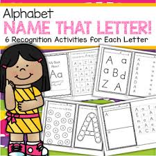 Mr 7 s number games mr 7 1 shape. Alphabet Booklets 6 Recognition Activities For Each Letter Distance Learning