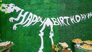 Prehistoric Themed Dinosaur Birthday Party Kara S Party Ideas Dinosaur Birthday Wonderland Party Decorations Dinosaur Birthday Party