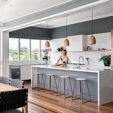 Stainless steel access door, 4.6 cu. The Layout Of This Kitchen Is Smart Center Island With Plenty Of Prep Space And Seatin Grey Kitchen Colors Kitchen Island Lighting Modern Kitchen Island Decor