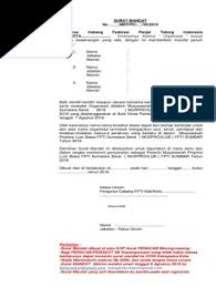 Contoh surat mandat saksi pemilu yang baik dan benar. Contoh Surat Mandat Musprovlub Fpti 2018