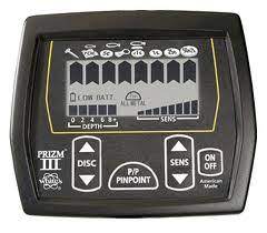Una volta che avete rilevato. Metal Detector Whites Prizm Iii