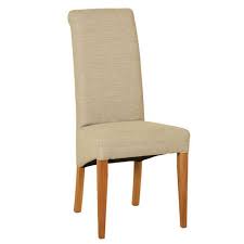 Safavieh lester dining chairs, set of 2, gray and bone stripe, fabric, espresso by safavieh (7) $585$749. Devon Fabric Beige Dining Chair Quality Oak Furniture From The Furniture Directory