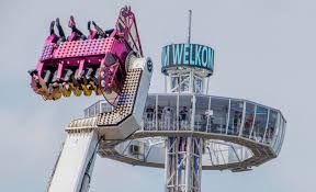 Gemeente tilburg geeft wederom het goede voorbeeld! Tilburgse Kermis Goldmine Tower En Een Zweefmolen Van 80 Meter Hoog Tilburg Bd Nl