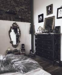 This Space Is More Modern But Has Gothic Elements Like The Shape Of The Mirrors Dark Home Decor Goth Home Decor Gothic Home Decor