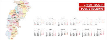 Chhattisgarh Public Holidays List 2021