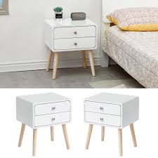 Petit meuble déco, la table de chevet est un élément bien. Table De Chevet Scandinave Table De Nuit Coiffeuse En Bois De Pin Blanc Cdiscount Maison