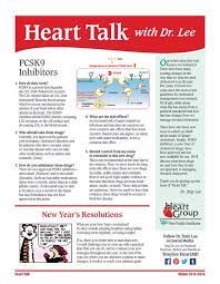 Heart Talk Winter 2016 Page 1 Heart Talk Cholesterol Heart Disease