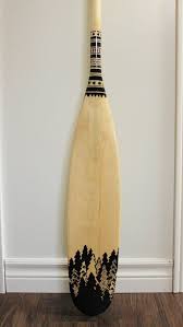 3 India Ink Series Available Painted Paddles Canoe Paddle Art Paddle Decor