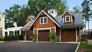 This versatile frame can be set up for cold storage, as a two or three bay garage, as living quarters, as a livestock barn or any combination that suits . Detached Garage Ideas Top Detached Garage Designs Gambrick