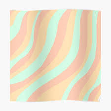 Aesthetic Yellow Orange Red Waves With Stars Wallpaper Poster By Pastel Paletted Redbubble See more ideas about orange wallpaper, orange aesthetic, aesthetic wallpapers. redbubble