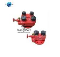 Breeching Inlet 4 Way 4'X2.5'X2.5' Cast Iron Flanged Inlet ...