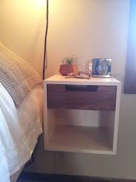 Diy Floating Shelve I Took An Ikea Box Shelf And Added A Pull Out Drawer With Simple 9 Slides Floating Shelves Bedroom Ikea Box Shelves Floating Shelves Diy