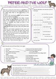 A Short Story Using Past Simple Followed By A Vocabulary Check And Interpretation Reading Worksheets Short Stories English Story