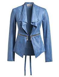 Joseph Ribkoff Steel Blue Faux Microsuede No Closure Jacket Style 153496 Size 12 At Amazon Women S Coats Shop Coats Jackets Women Jackets Jacket Style