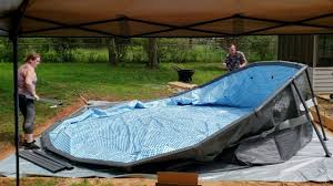 intex ultra xtr pool setup timelapse youtube pool intex above ground pool
