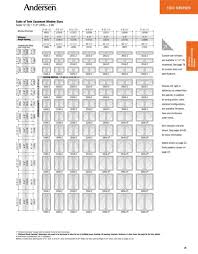 Andersen Awning Window Size Chart Best Picture Of Chart