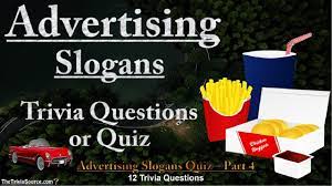 Sometimes we explain how stuff works, other times, we ask you, but we're always exploring in the name of fun! Advertising Slogans Trivia Quiz 4 Youtube