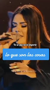 Yuridia Lo Que Son Las Cosas Letra