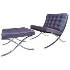 The original barcelona chair has a smaller size than our reproduction version, and the thickness is comparatively smaller too, which makes the total weight the cushions of original barcelona chair is much smaller, and thinner, only 7cm thickness. Ludwig Mies Van Der Rohe Barcelona Chair 1stdibs