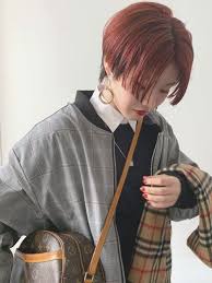 louis vuittonのショルダーバッグを使ったコーディネート wear 赤 髪 髪型 モデル
