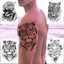 Generally, henna tattoos for guys follow a minimalistic approach. Buy Large Tiger Temporary Tattoos Sticker For Men Women King Of Beast Henna Waterproof Fake Tatoos Decal At Affordable Prices Free Shipping Real Reviews With Photos Joom