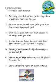 Handelingswijzers Lezen Begrijpend Lezen Leren Lezen