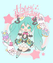 33 Days Remaining Until Hatsune Miku S 12th Anniversary Mikufan Com Hatsune Miku Birthday Hatsune Miku Miku Hatsune Chibi