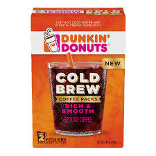 This subreddit is for all things related to dunkin donuts. Dunkin Donuts Cold Brew Coffee Packs