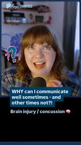 Have you experienced this?⁉️👇Cognitive overload plays a huge role in the  ability to communicate after brain injury