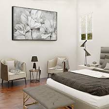 We did not find results for: Lamplig Gray Flower Wall Art Large Floral Poppy Room Wall Pictures Black White Hand Painted Oil