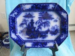 Check out our flow blue china selection for the very best in unique or custom, handmade pieces from our dining & serving shops. Flow Blue Tea Tray Flow Blue Blue Pottery Flow Blue China