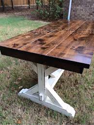 Farmhouse Table The Rustic Acre College Station Tx Custom Built Furniture Farmhouse Dining Table Wooden Kitchen Table Farmhouse Dining