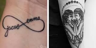 It can be hard to lose a baby, but to keep things alive, this would be a perfect rip tattoo for the couple s out there. Baby Tattoos Sweet Ideas For Parents Of Twins Huffpost Canada Parents
