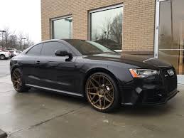 Black Car And Bronze Wheels Bronze Powder Coated Wheels Bmw Car Automotive Car