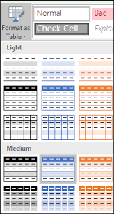 Format An Excel Table Office Support