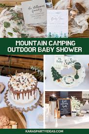 Dramatic lace oscar de la renta mermaid gown. Kara S Party Ideas Mountain Camping Outdoor Baby Shower Kara S Party Ideas