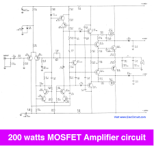 To apply it, can be used in the room that is not too large, like the car. 200 Watt Mosfet Amplifier Circuit To 300w On Class G Projects Circuits