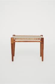 Petit Banc Marron Ecru Home All H M Fr 2 Petit Banc En Bois Petit Banc Mobilier De Salon