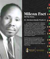 Black history is more than a month—it's a movement, a legacy, and a call to  action. Dr. Abraham Lincoln Woods Jr. stood for justice, leadership, and  progress. Now, it's your turn. Take