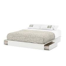 Whether You Re Anchoring Your Master Suite In Chic Style Or Outfitting Your High Schooler S Platform Bed With Storage King Size Platform Bed King Platform Bed
