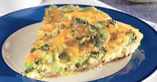 Crustless Cheddar Broccoli And Mushroom Quiche Recipe Healthy Recipe