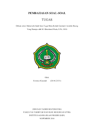 Geometri analitik bidang siswapelajar com from image.slidesharecdn.com proses pembuatan hasil karya terapan yang dipamerkan jawaban: Pdf Contoh Soal Dan Pembahasan Geometri Analitik Ruang Uswatun Kasanah Academia Edu