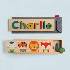 One of the first tests of parenthood is naming your new bundle of joy. Personalized Name Puzzle Name Puzzle Jigsaw Puzzles For Kids Wooden Puzzles