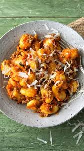 Gnocchi Bolognese Recipe Hellofresh Recipe Hello Fresh Recipes Sweet Potato Gnocchi Gnocchi Dishes
