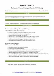 This post exhaustively discusses the job description of a hotel general manager, highlighting the key duties, tasks, and responsibilities commonly performed by individuals who work in the position. Restaurant General Manager Resume Samples Qwikresume