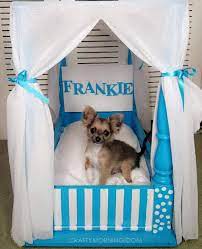 New age pet® pet crate end table dog house kennel cage bed night stand stylish furniture cave. How To Turn A Table Into A Dog Bed Crafty Morning